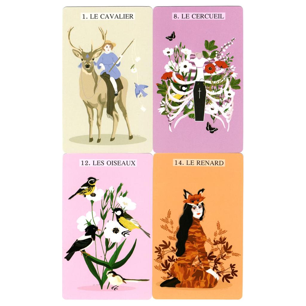[Authentic] Small World Lenormand Cards [Includes Japanese Paper with Lenormand Card Meanings] Tarot Reading
