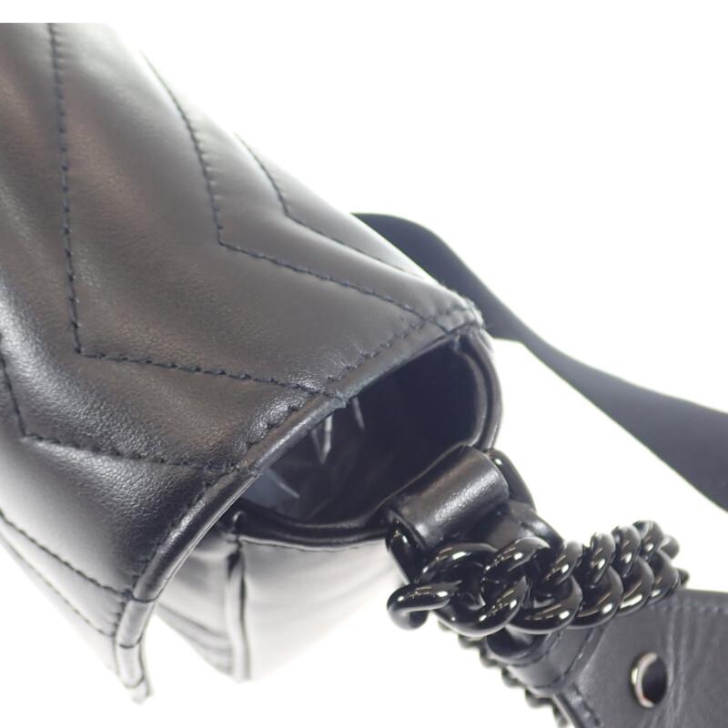 GUCCI  739681 Shoulder Bag black Calfskin Women