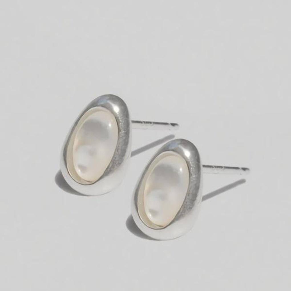 Women's Fashion Accessories Daily Mother-of-Pearl Stone Earrings