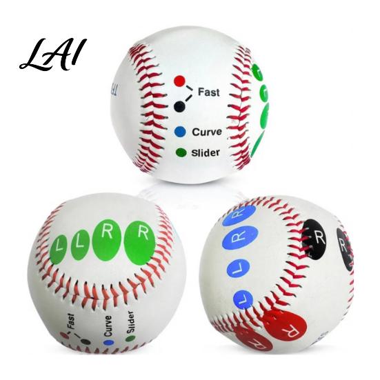 Pitching Motion Practice Ball Trainer Baseball Baseball with Finger Placement Multiple Training