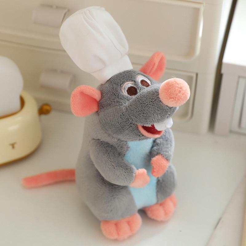 Ratatouille Mouse Plush Toy Headband Adorable Hair Accessory Stuffed Gift Doll