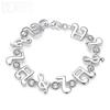 Music Symbol Chain Bracelet For Women Wedding Engagement Party Fashion Jewelry
