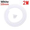 2m 16/10mm Flexible Spiral Cable Wire Protector Cable Organizer Computer Cord Protective Tube Clip Organizer Management Tools