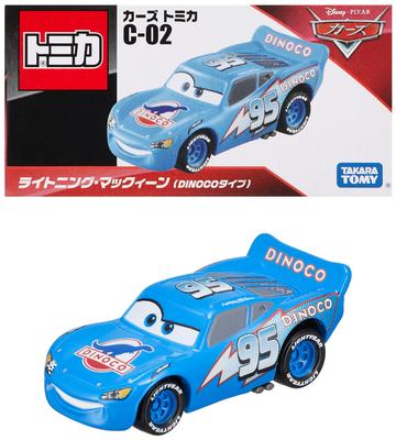 Disney Cars Tomica C-02 Lightning McQueen (DINOCO Type)