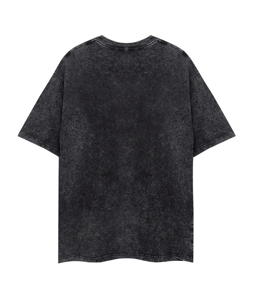 STANDARDERROR 87-Stan333 Y2K Cyber Butterfly Crack Pigment Short Sleeve T-Shirt (4 Colors)