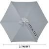 6/8 Ribs Replacement Parasol Canopy Waterproof Weatherproof UV-Anti Parasol Replacement Canopy Cover Large Patio Umbrella Cloth