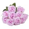 Faux Flower Realistic Looking Eye-catching Practical Good 10 Heads Wedding Party Faux Bouquet Decoration for Dorm