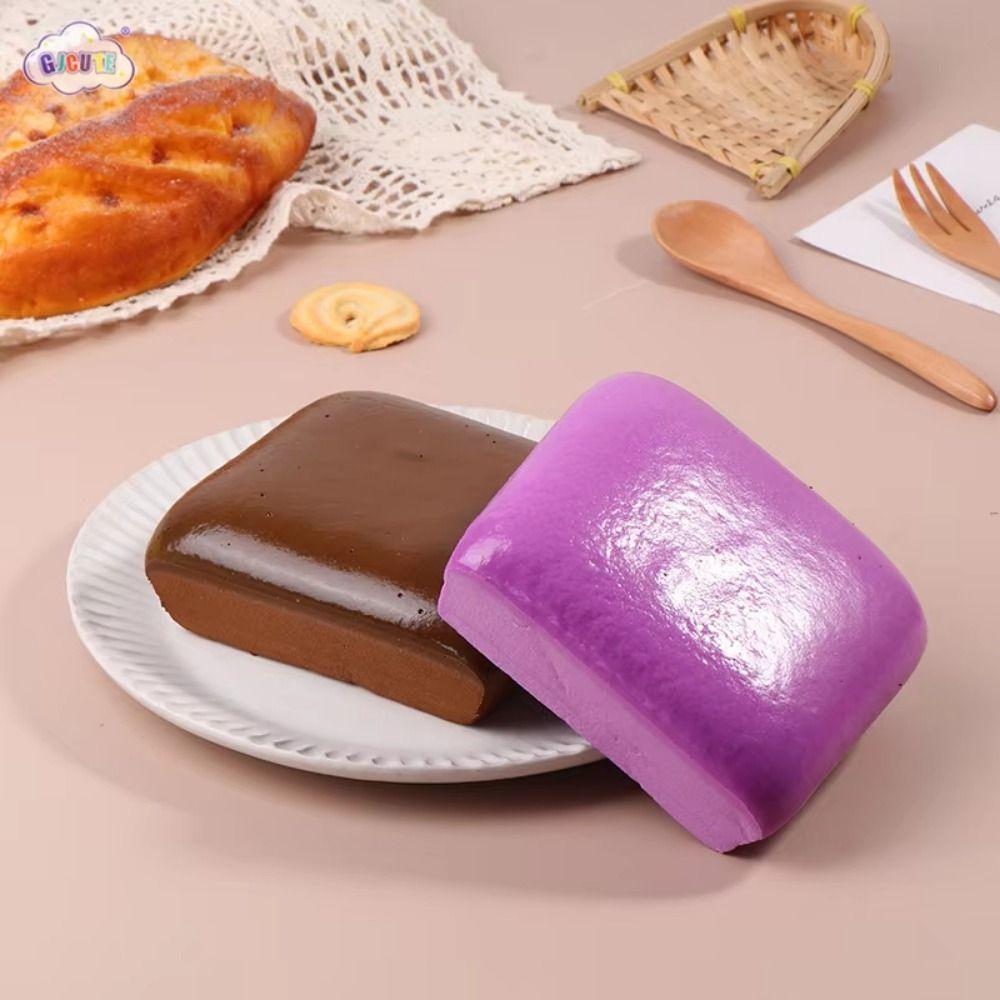 Soft Simulation Bread Squeeze Toys PU Sensory Squishy Toy Kids Gift Squeeze Toast Toy Fidget Toy