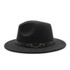 Fashion Jazz Hat Black Woolen Top Hat 60Cm