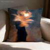 D-Dead P-Poets S-Society Pillow Case Print Polyester Fiber 40X40 cm Home Sofa Throw Cushion Cover Decoration