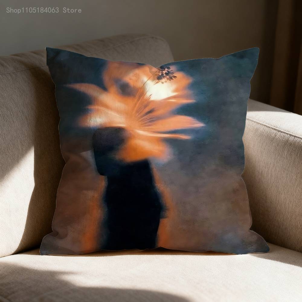 D-Dead P-Poets S-Society Pillow Case Print Polyester Fiber 40X40 cm Home Sofa Throw Cushion Cover Decoration
