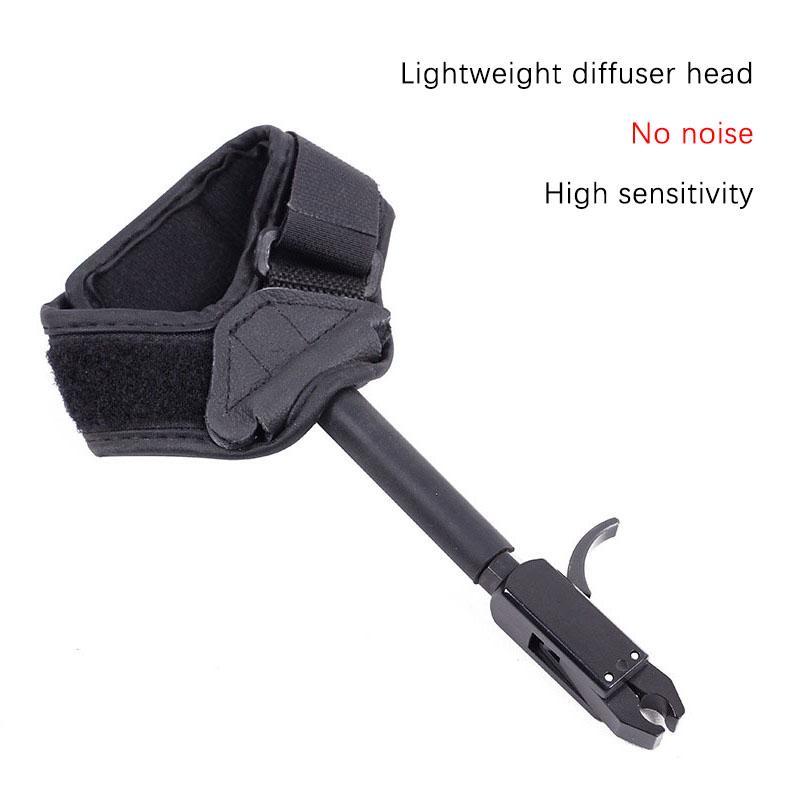 1 Stk Bueskyting Caliper Release Aid Black Color Compound Buestropp Skyting Bueskyting