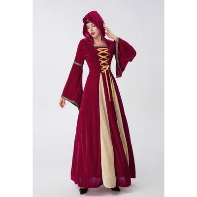 Halloween Kostüm Vintage Hofkostüm Vampir Spielkostüm Erwachsenenkleid Hexenkostüm Hexenkostüm