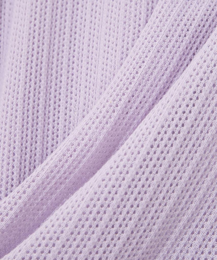 YALE Mesh Crewneck Knit Light Purple
