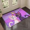 Iconic Magical Girl Anime S-Sailor Moons Floor Mat Soft Thickened Flannel Door Mat Non-Slip Living Room Rug Home Decor