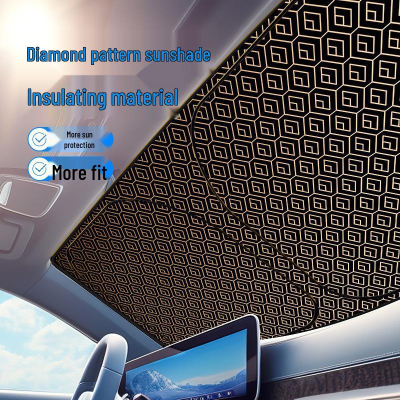 Graphene Car Windshield Blackout Sunshade Insulation Curtain