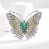 Butterfly Brooch with An Ethereal Charm, High-end Women's Exquisite and Fashionable Brooch Dress, Versatile Design Pin