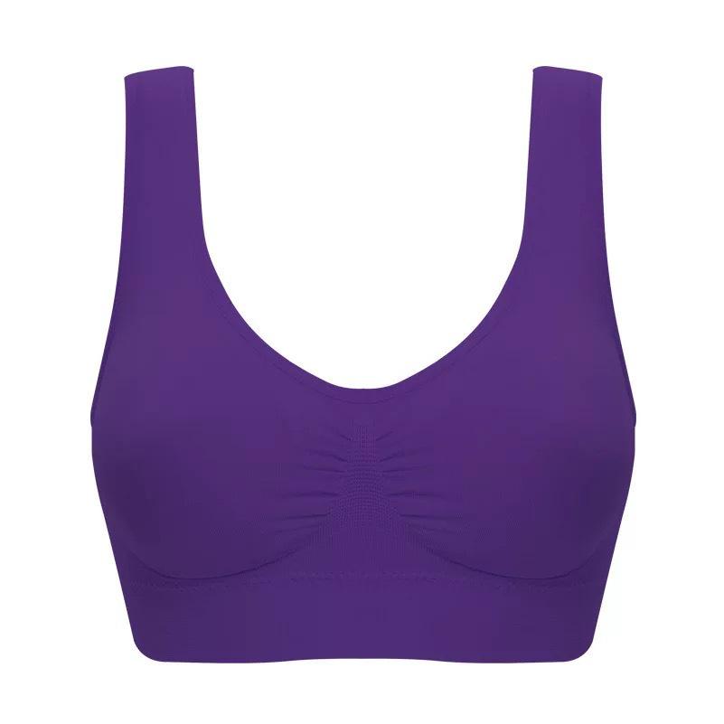 12-Color Seamless Shockproof Yoga Sports Bra
