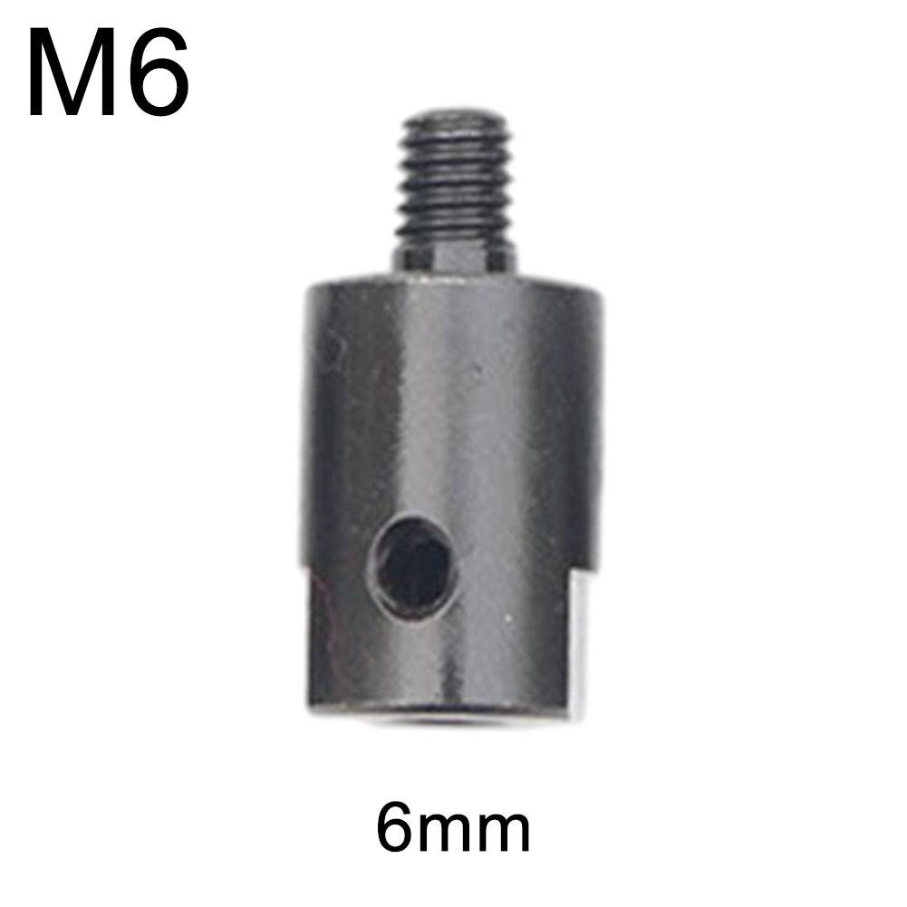 Adjustable M6 6mm Axle Motor Shaft Coupler Sleeve Saw Blade Coupling Adapter