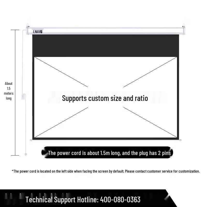 IN&VI 120-inch 16:9 Electric Projector Screen