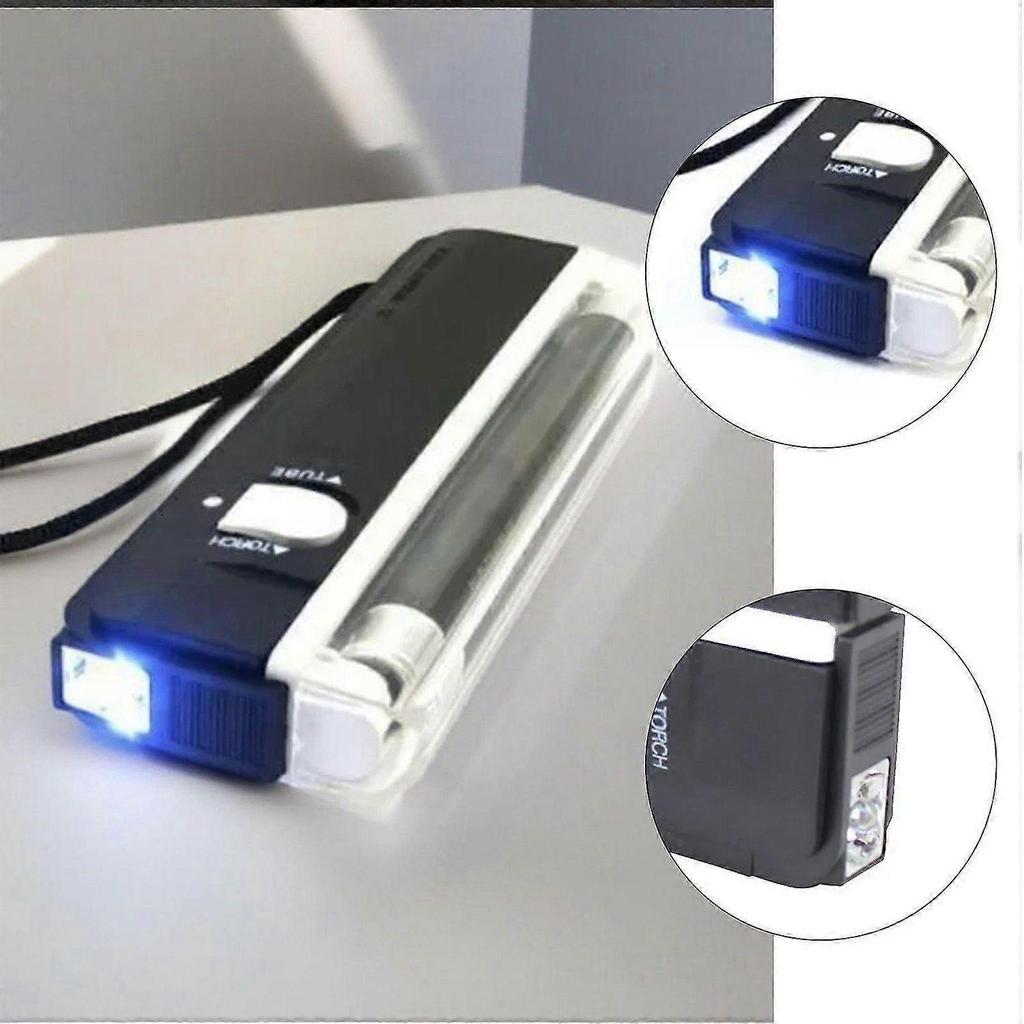 254nm Shortwave and 365nm Longwave UV Lamp for Fluorescence Stamps +BanknotesB8
