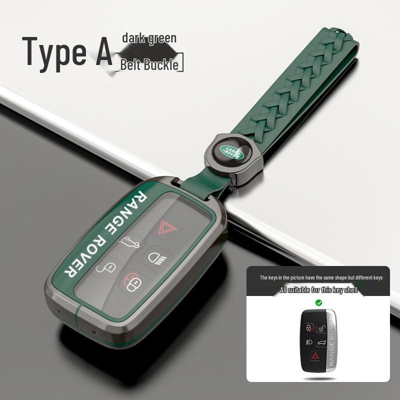 5-Button Key Case for Range Rover: Sport, Evoque, Defender, Discovery, Velar, Discovery 4