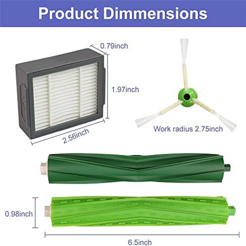 AB34-Replacement Parts Compatible For Irobot Roomba I7 I7+ E5 E6 I3