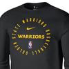 Nike NBA Golden State Warriors 2024/25 Season Crew Neck Pullover Long Sleeve T-Shirt Men Tops HF1446-010
