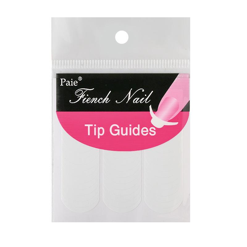 Nail Art Stickers: Smile, Wave, V-Shape, Crescent Edge French Designs