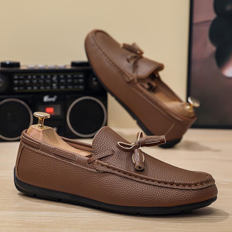 Luxury Brand Men Loafers Fashion Man Casual Shoes Breathable Comfortable Slip-on Lazy Driving Shoes Walking Boat Shoes Moccasins