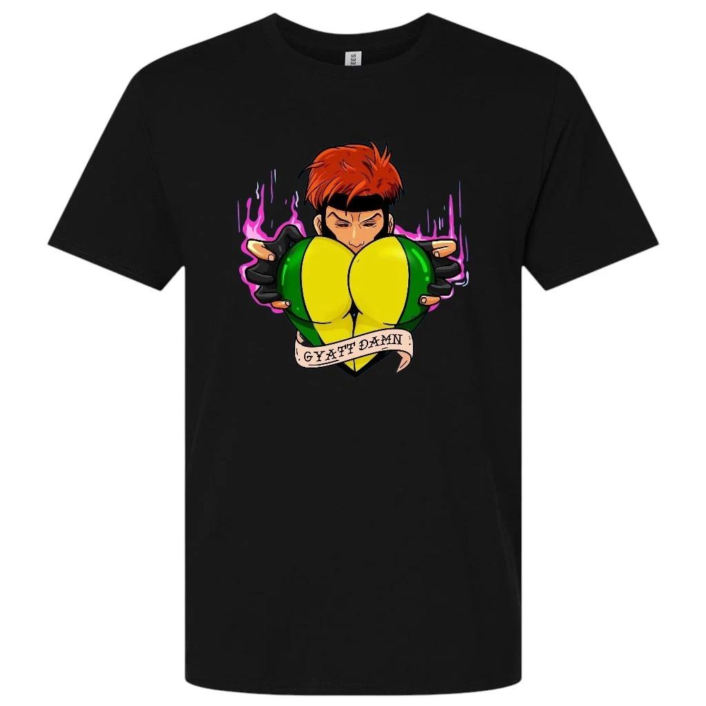 X-men Gambit Rouge Heart Booty T Shirt L