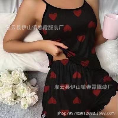 Sexy suspender fun summer 2026 new casual suit underwear pajamas loungewear women