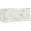 TV Stand White 99 x 39 x 44 cm Steel