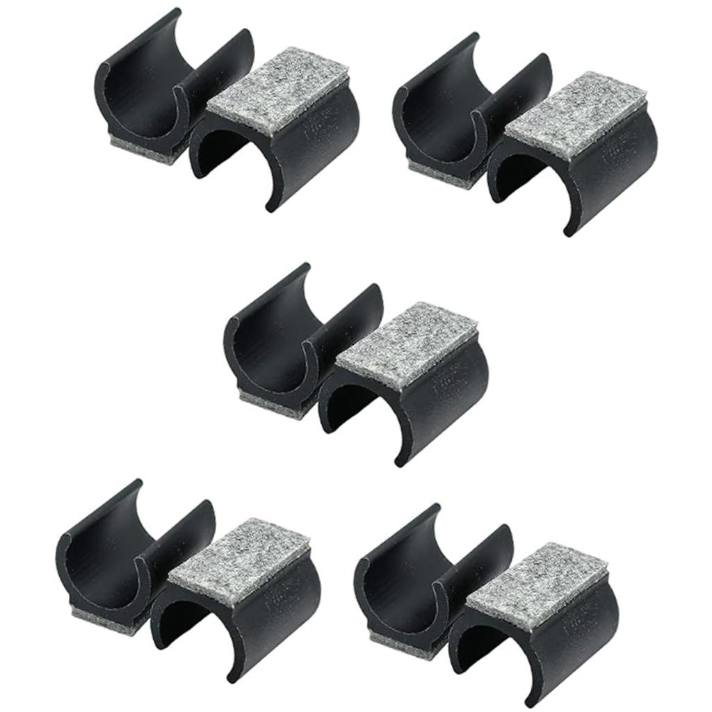 10 gab. Krēslu slīdņi konsoles krēsliem Aizsargā grīdu un samazina troksni ar izturīgiem filca materiālu paliktņiem ikdienas lietošanai