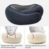 A Durable U-Shaped Travel Pillow Made of That Provides Soft Neck Support And Retains Its Shape, Perfect for Use On Airplanes.