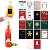 SET OF 50 CHRISTMAS LABELS for Bottles of Alcohol and Tinctures CHRISTMAS
