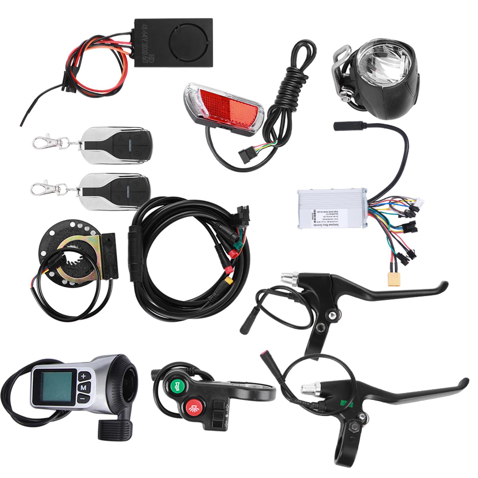 Mountain Bike Waterproof Line Kit Electric Bicycle Assist 124 Thumb Shifter Modified Accessory