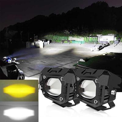 Auto LED Scheinwerfer High/Low 60W Externe Hilfs Fisheye Weiß Gelb Arbeits Licht Sport Nebel Licht Auto scheinwerfer 12V