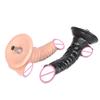 Sex Machine Attachment ROUGH BEAST 7.48" Black/Flesh Dildo for Sex Machine Vac-u-lock Love Machine Attachment Anal Plug Adult Sex Toys