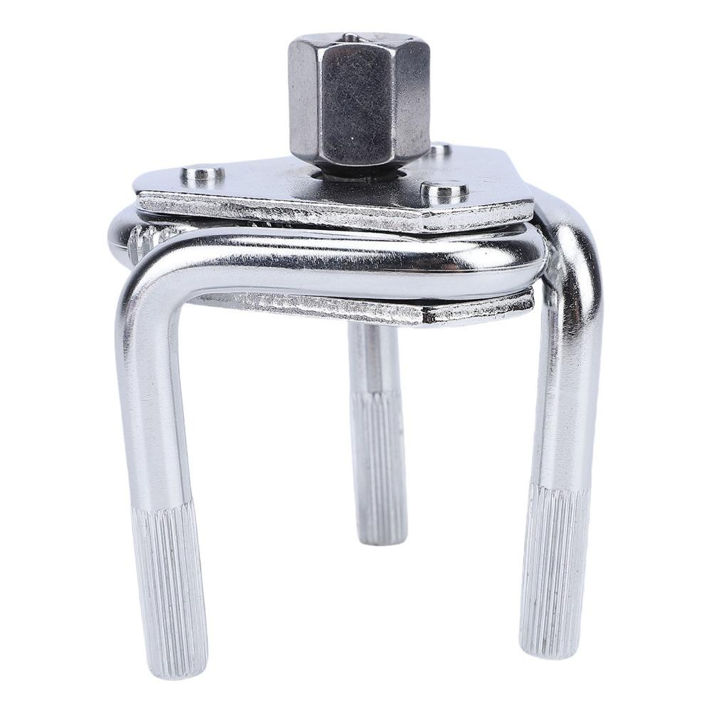 Sliver 3 Jaw Oil Filter Wrench Oil Filter Change Wrench  Trucks SUVs/Tractors/Motorcycles