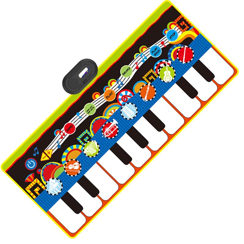 Dětská multifunkční hudební klavírní podložka Podlahové piano pro batolata Klávesnice s Midi dětskou podložkou Hudební koberec Vzdělávací hračky Dárky pro děti