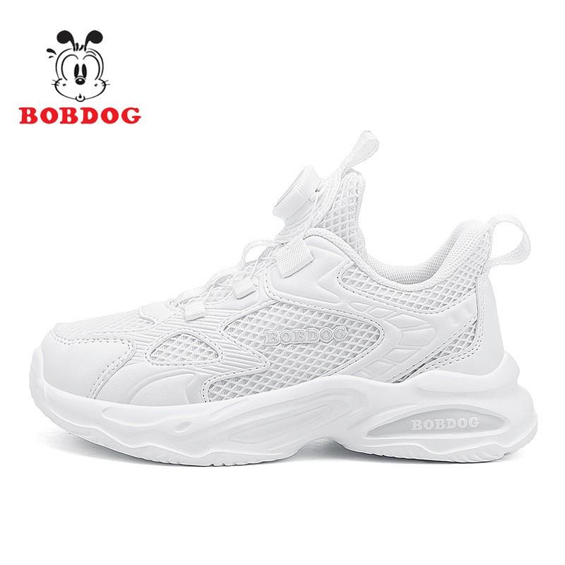Babdog Boys Girls White Sneakers New Dual-mesh Breathable Primary School Students All-matching Casual Shoes 29