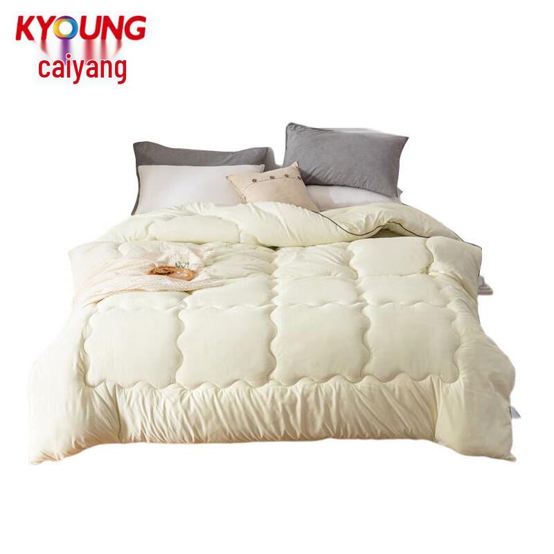 Зимнее одеяло Caiyang с начесом и тиснением, альтернатива пуху