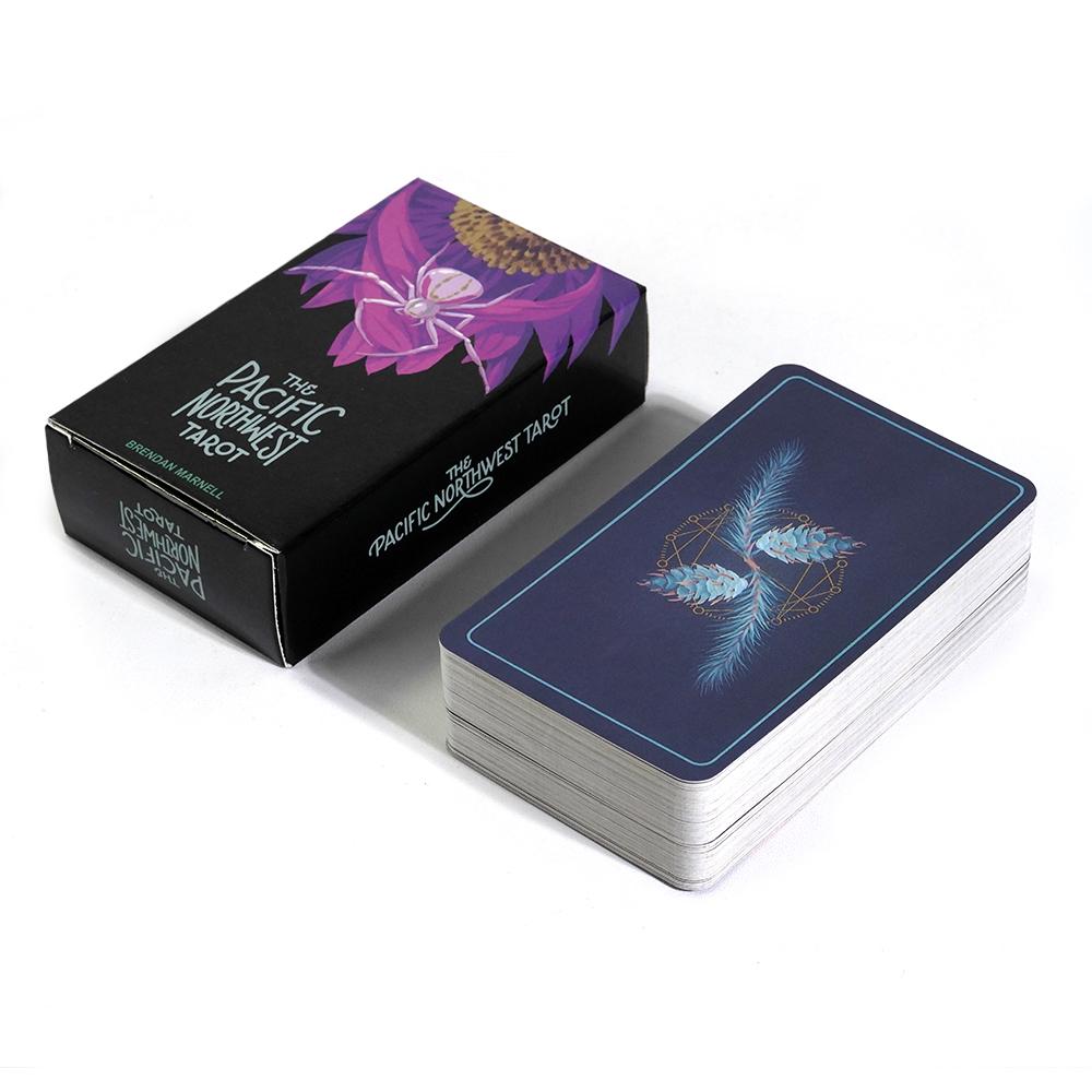 10,3*6 cm Tarotul Pacificului Nord-Vest inspirat de minunea naturală a acestei regiuni magnifice Joc de ghicire a animalelor Divinație