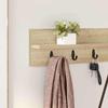 Wall Mounted Nightstand Sonoma Oak 100 x 10.5 x 18 cm