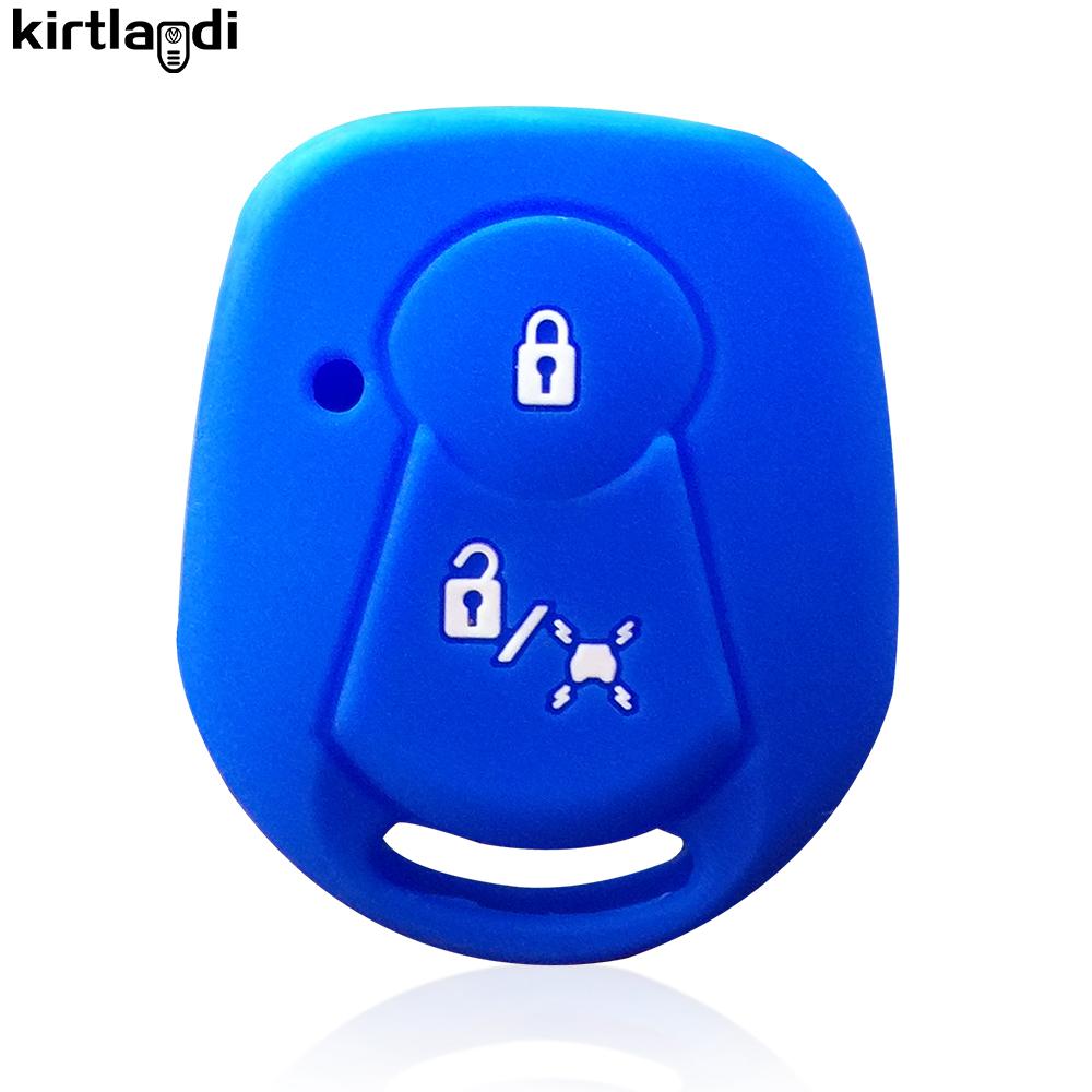 Silicone Key Case Shell 2/3 Button Car Key Cover for Ssangyong Rexton Actyon Kyron Korando Holder Keychain Car Key Cover Remote