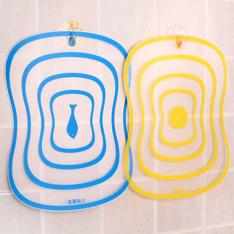 Nice Plastic Chopping Board Non-slip Frosted Kitchen Cutting Board Kitchen Tool