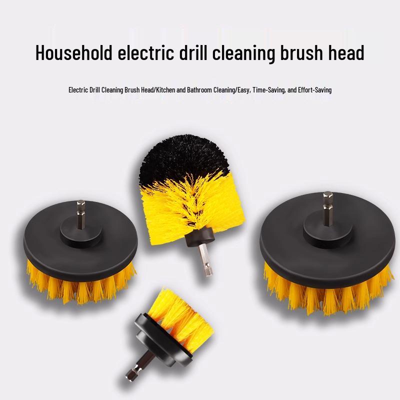 Multifunctional Electric Drill Cleaning Brush for Kitchen, Bathroom, Tile, Floor, and Rust Removal