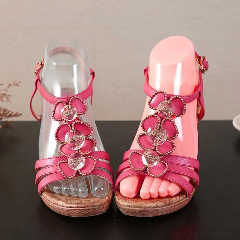 Supporto per Piede Modello Femminile in Plastica Scarpe Calzini Sandalo Supporto Modellatore Strumento Manichino Femminile Espositore per Piede Gioielli