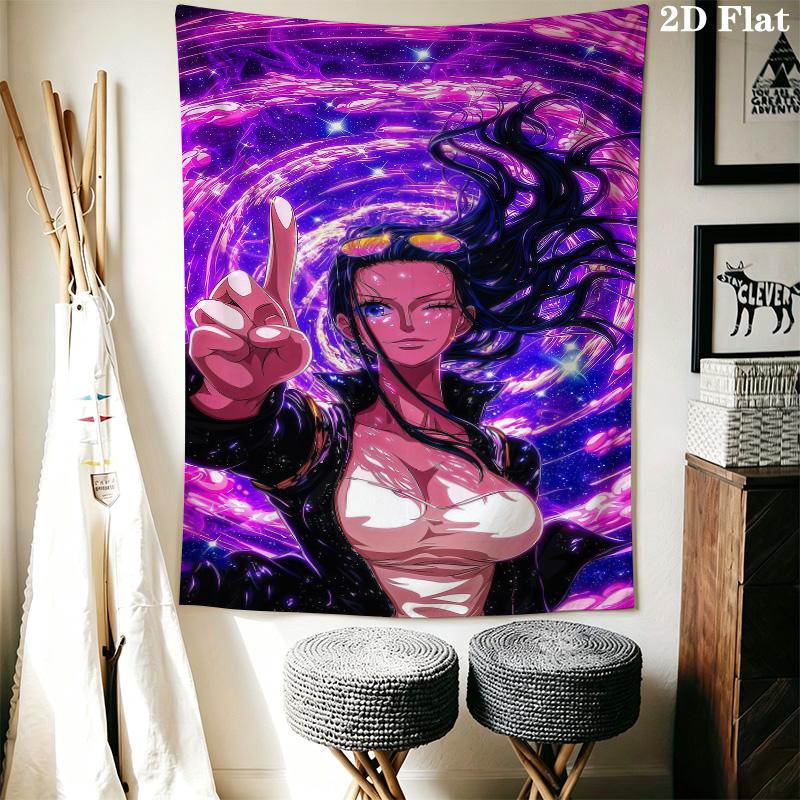 Boa Hancock Wall Tapestry Aesthetic Wall Hanging Printed Fabric Blanket Decorative Tapestries For Bedroom Living Room Home Decor